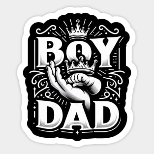 Boy Dad Sticker